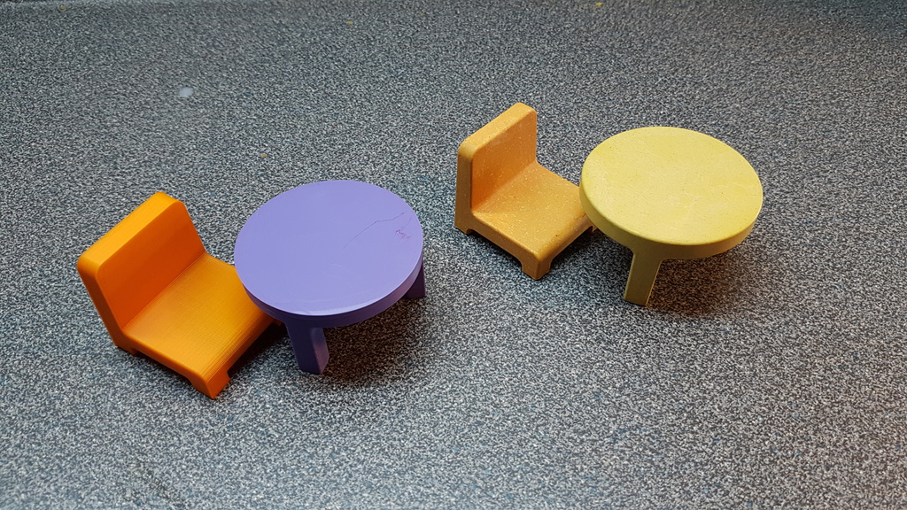 Toy Table and Chair (Hape toy style)