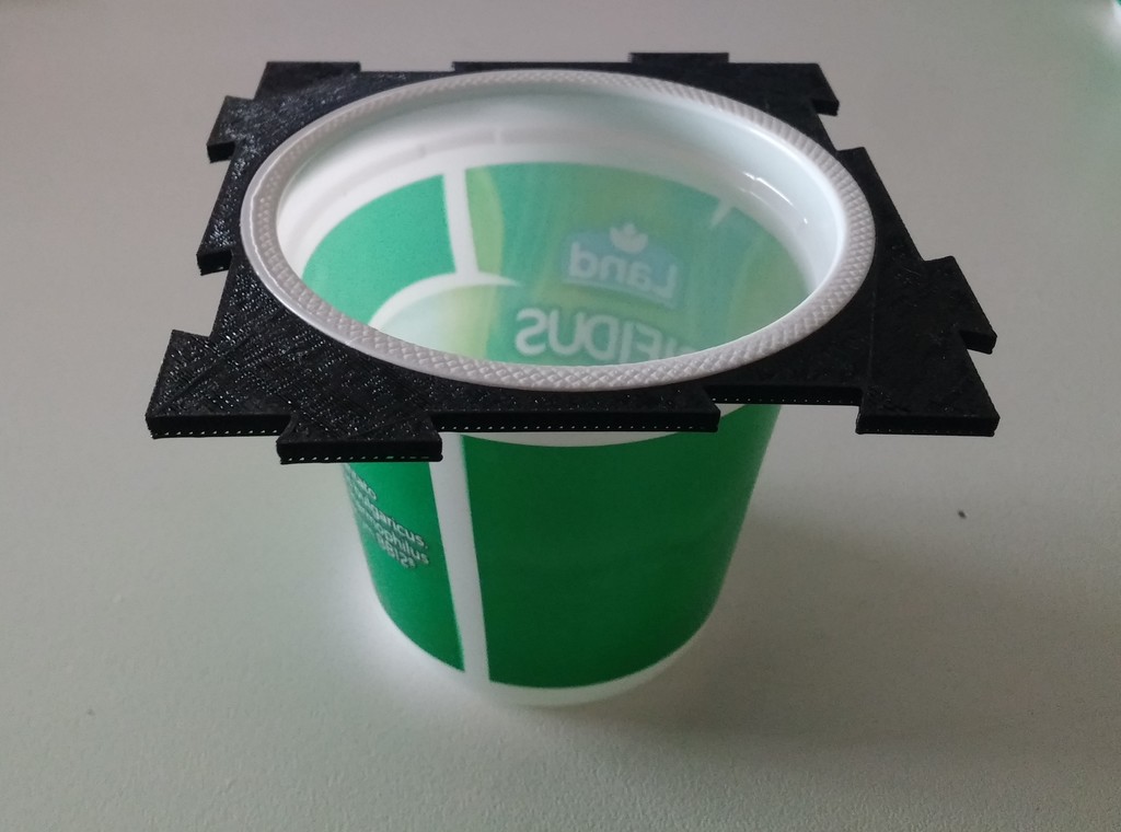 Yogurt cup Puzzle Organizer - Customizable 