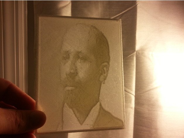 W.E.B. Du Bois Lithopane