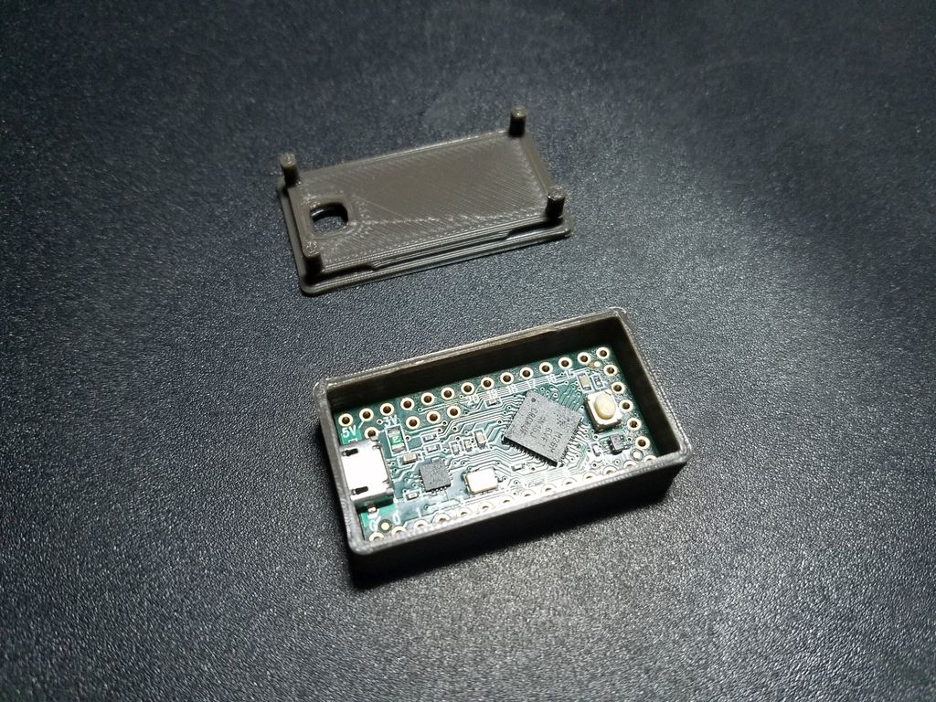 Teensy LC snap-fit case