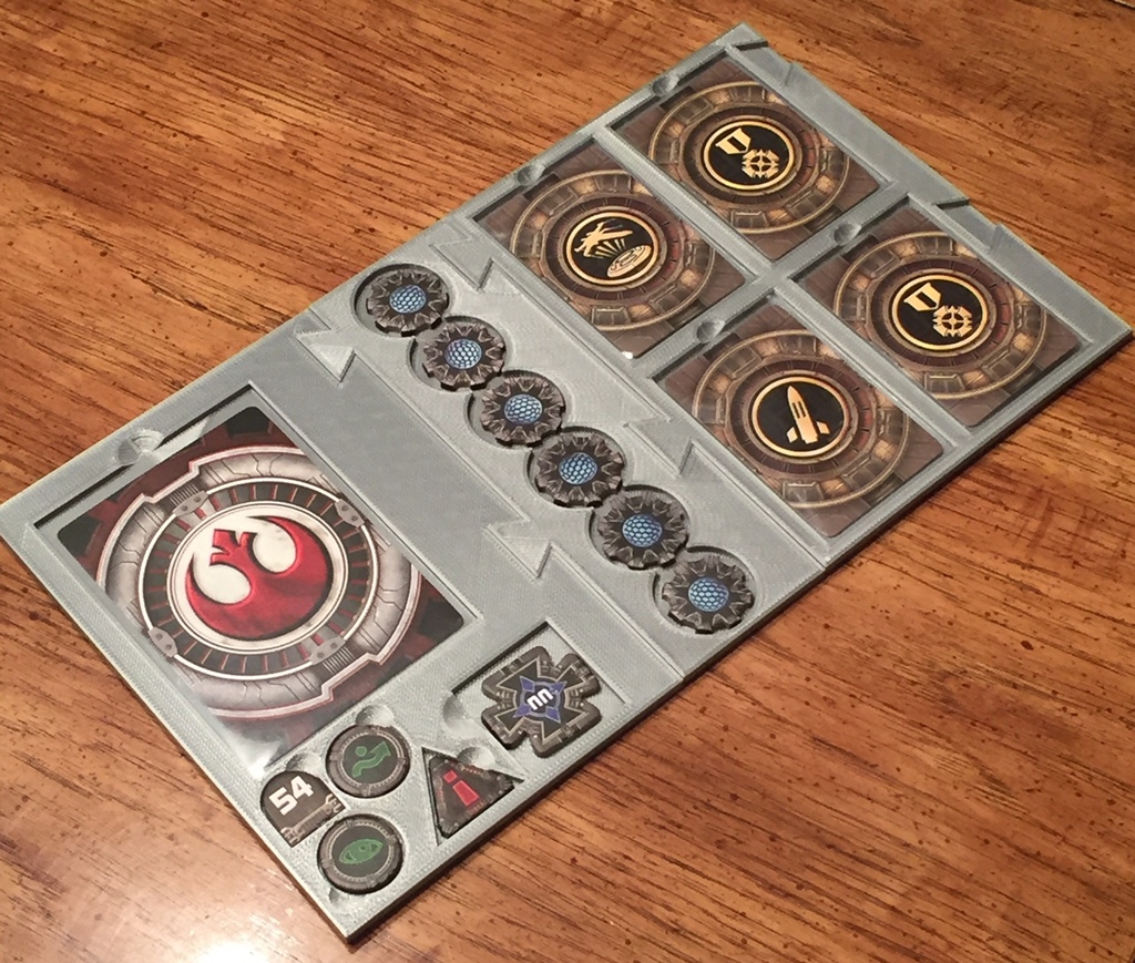 X-wing Miniatures Card and Token Holder - REMIX Small Version