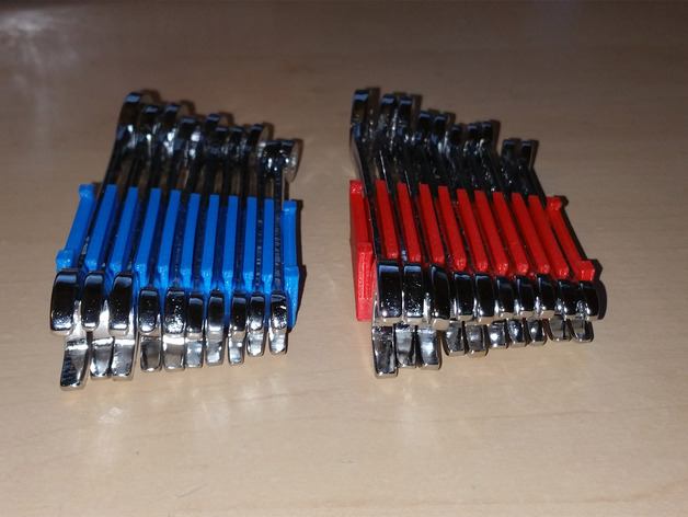 Mini Wrench Organizer - Metric / SAE - 10 Piece