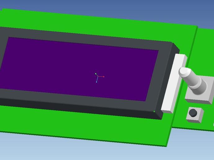 Gadgets3D LCD Controller Solid Model