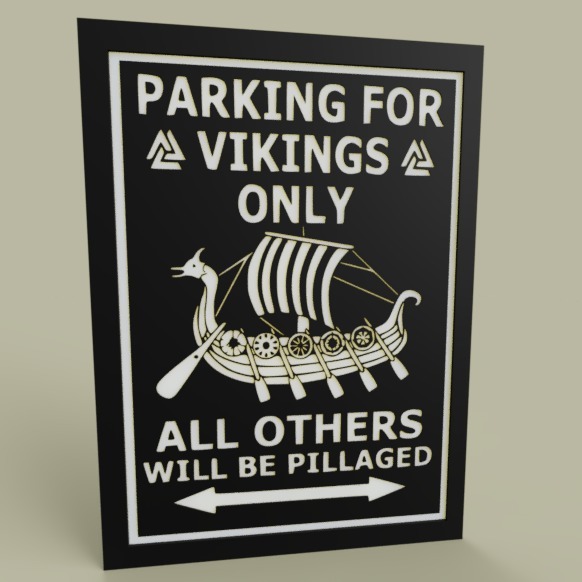 LOL - Vikings - Parking for Vickings Only