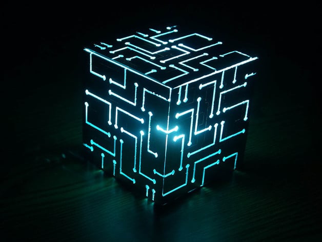 Alien Cube - Laser Cut
