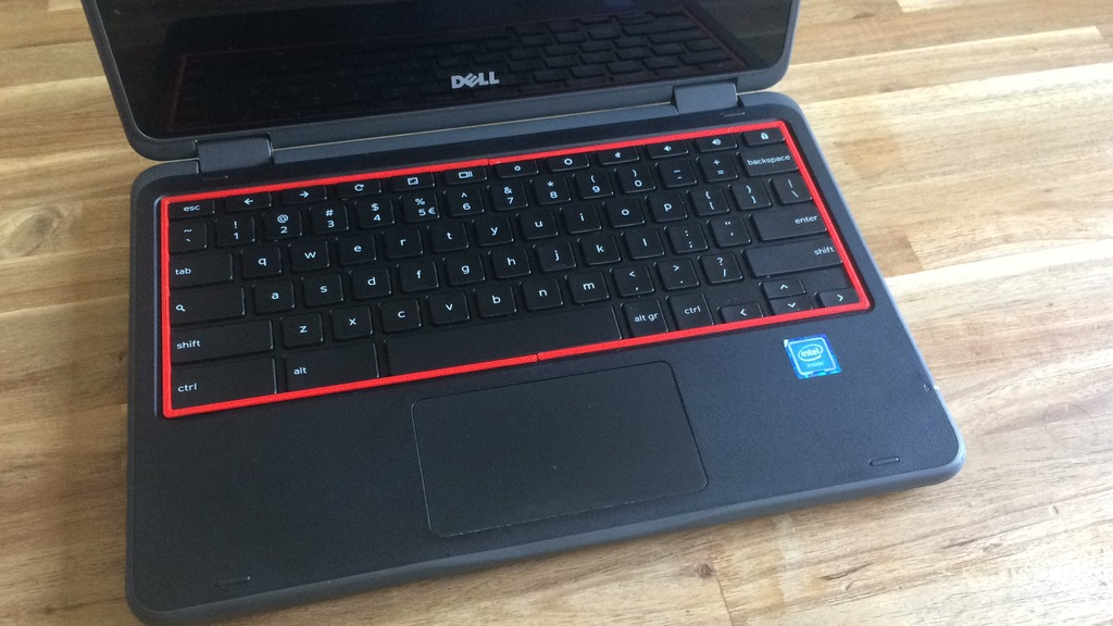 Chromebook Dell Keyboard Surround