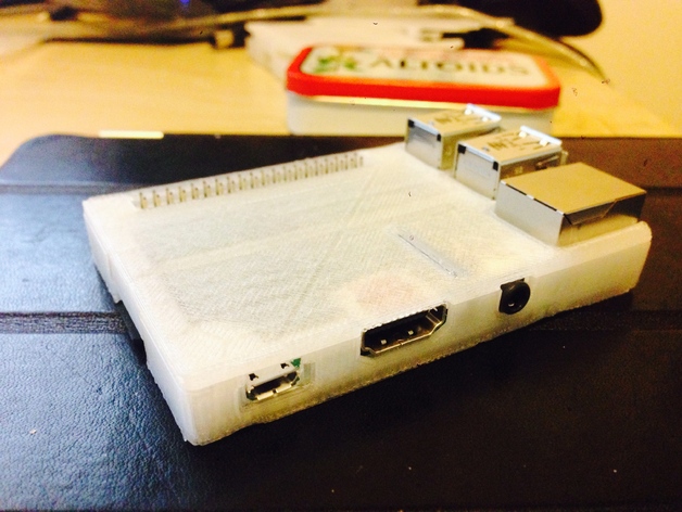 A very compact Raspberry pi B+ and Pi 2 case