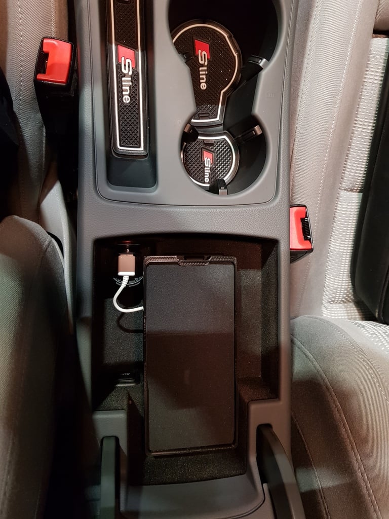 Wireless Charging Audi A4 (B8) arm rest S8+ and other