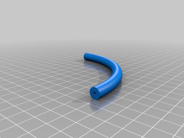 My Customized OpenSCAD Library: Pipe knees (aka maccaroni maker)