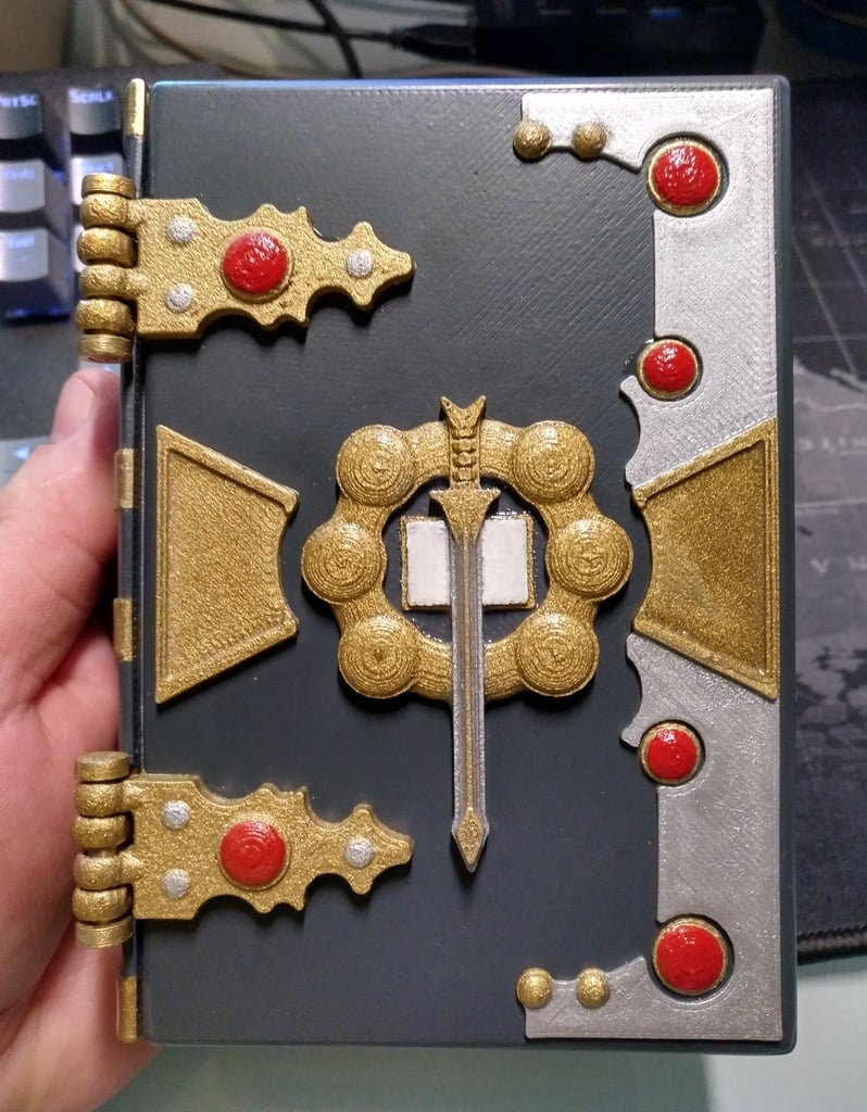 Reworked Parts for Secret Lock Book
