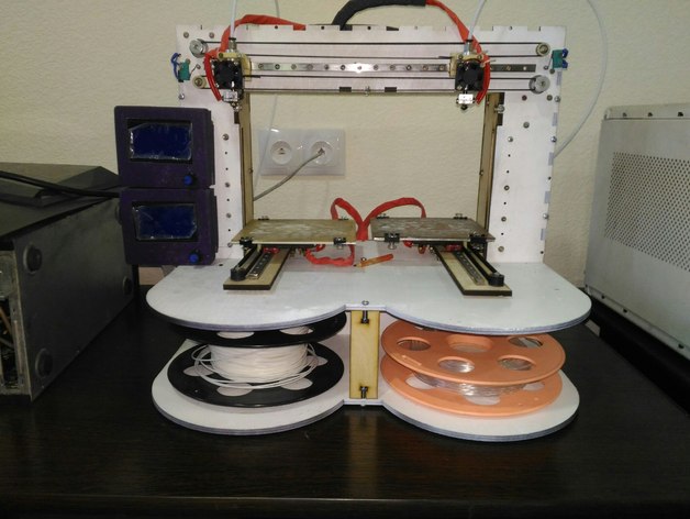 RAR Print Double - unic 3D printer with two build platforms