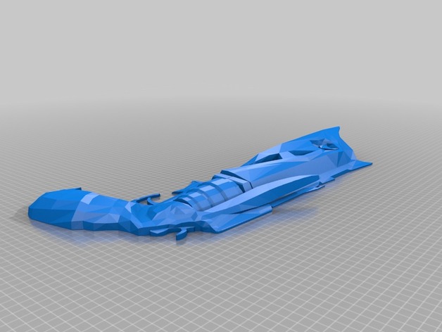 Destiny Thorn Hand Cannon: Cut for Printing