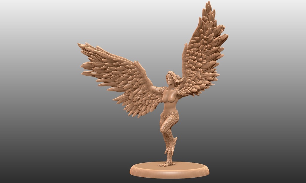 Harpy Action Pose - Tabletop Miniature