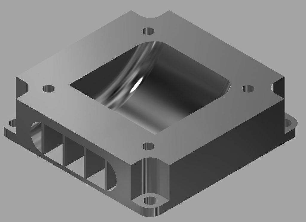 Anycubic Delta Fan part cooling converter Duct 40 to 30 mm
