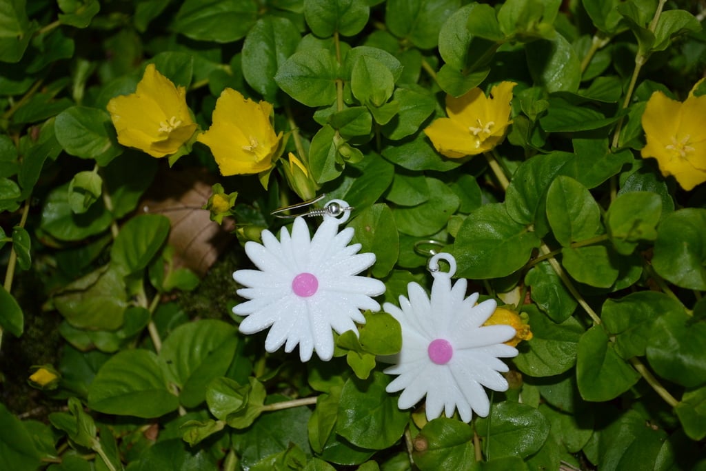 Flower earrings