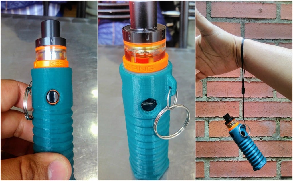 3D printed Vape Holder . Rugged case holder for Vape Pen 22