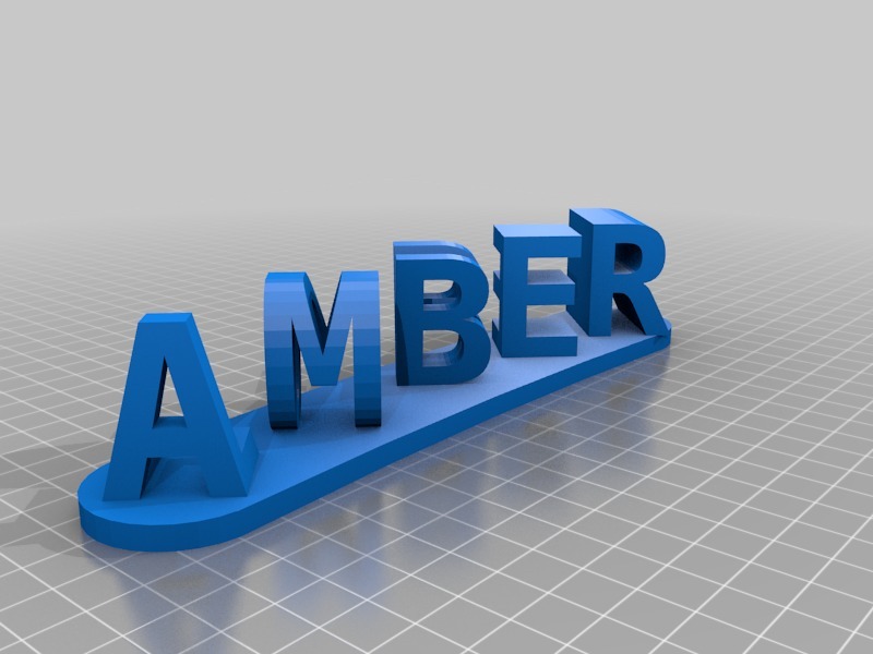 My Customized dual words Amber Love
