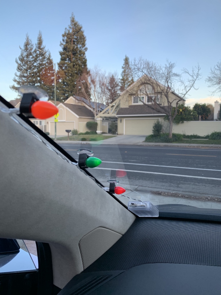 Christmas Light Holder for Car Window