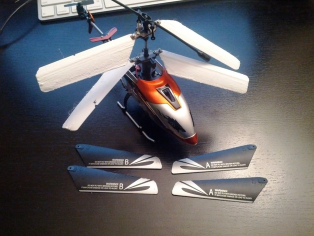 Working 3D printed Helicopter Blades