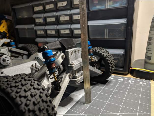 3D Printed Rc Car V3 Tarmo3 Front Parts 13