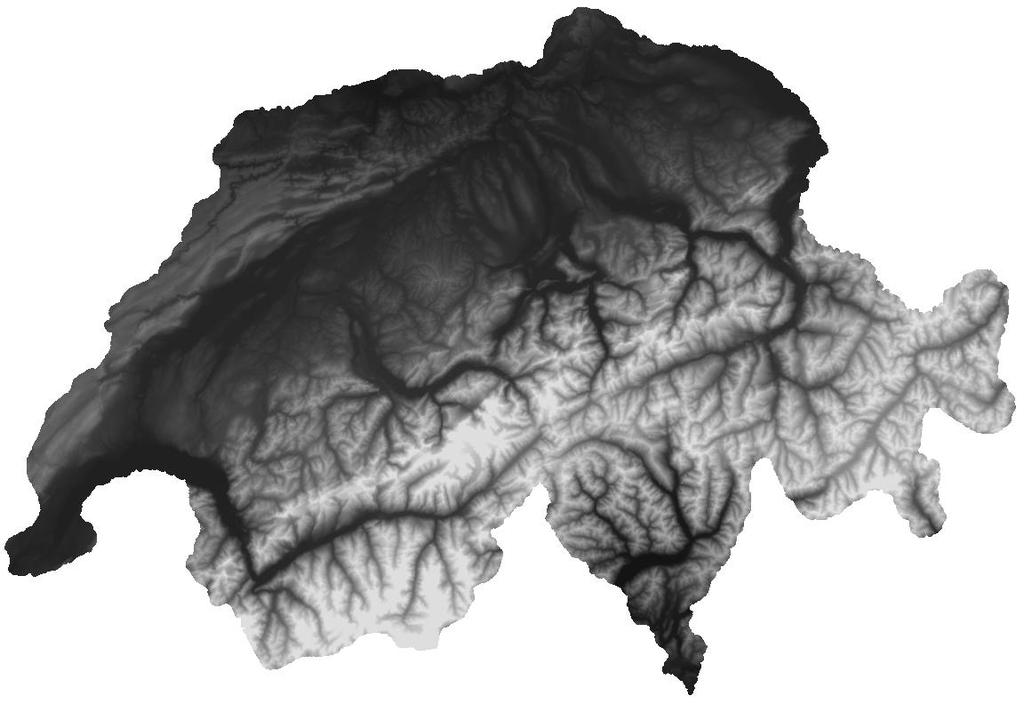 Switzerland 3D Height Map
