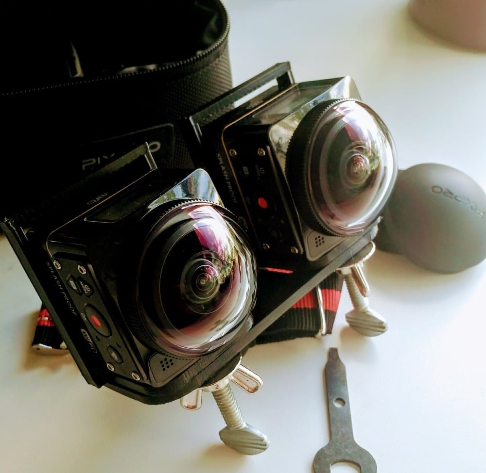 Stereoscopic Camera Mount for Kodak Pixpro SP360 4K