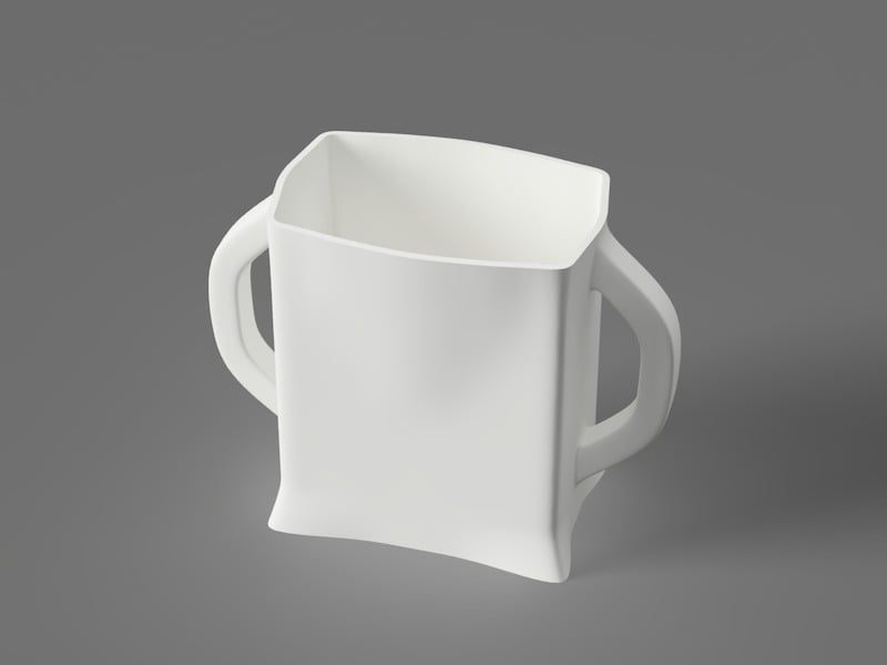 Juice Box Holder With Handles (no support)