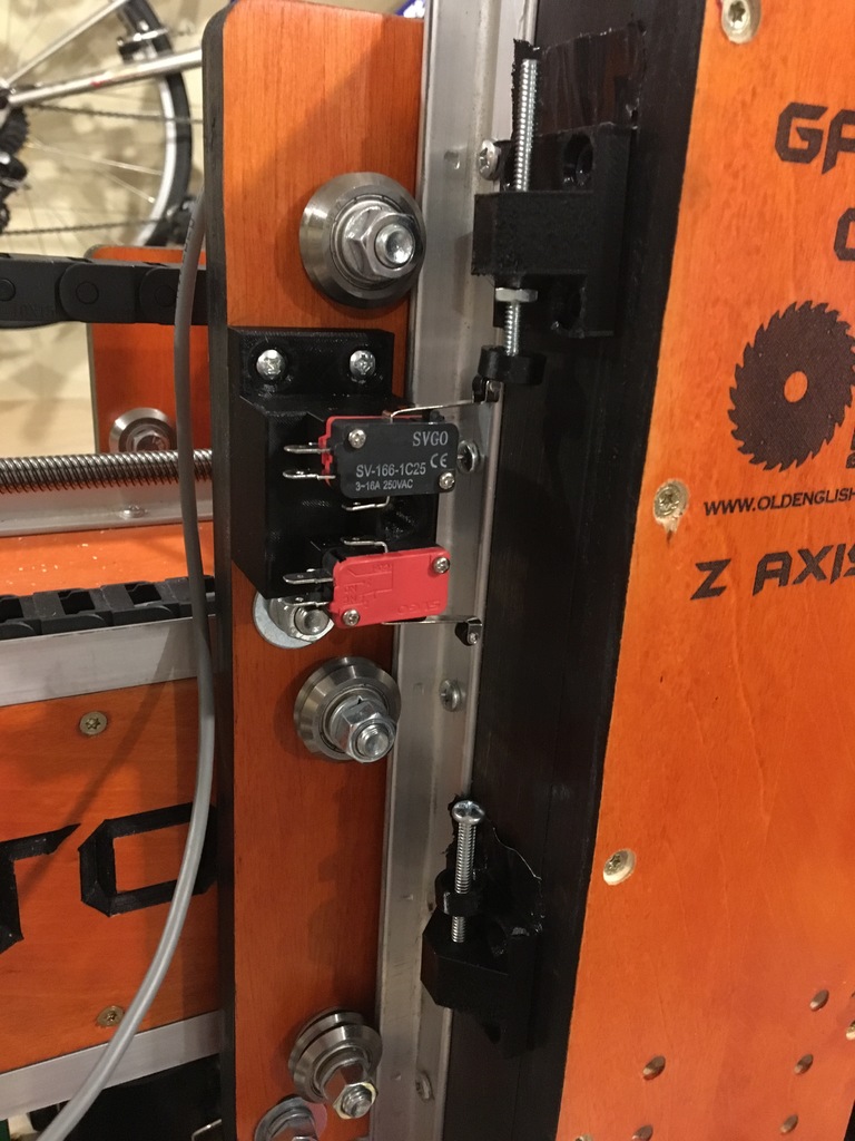 Gatton CNC Z Axis Limit Switch Brackets