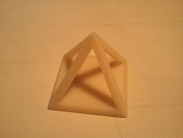 Hollow Calibration Pyramid
