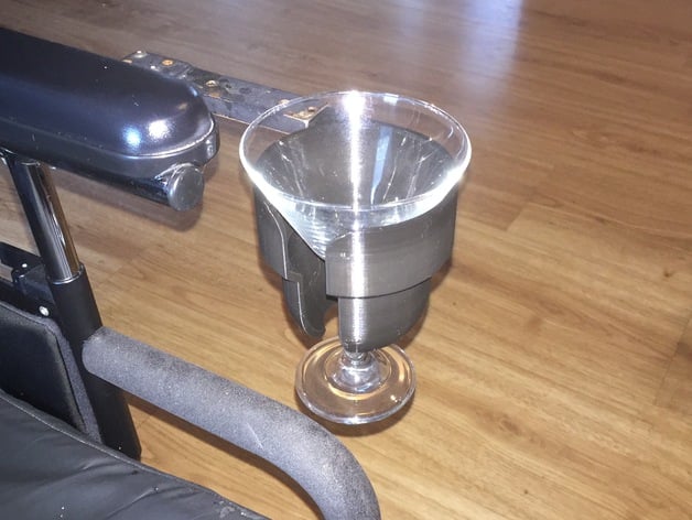 Improved Wheelchair Cupholder