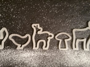 Winter Woodland Cookie Cutters