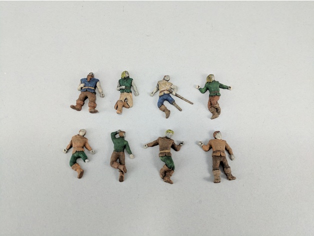 Image of 28mm Dead Male Villagers