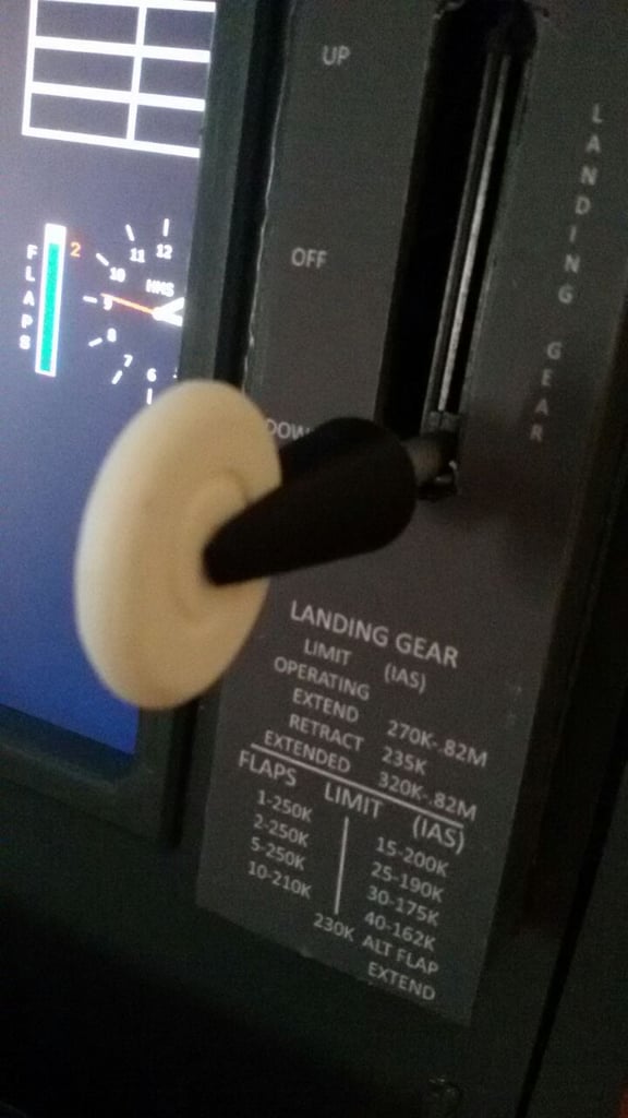 Landing Gear Lever Knob
