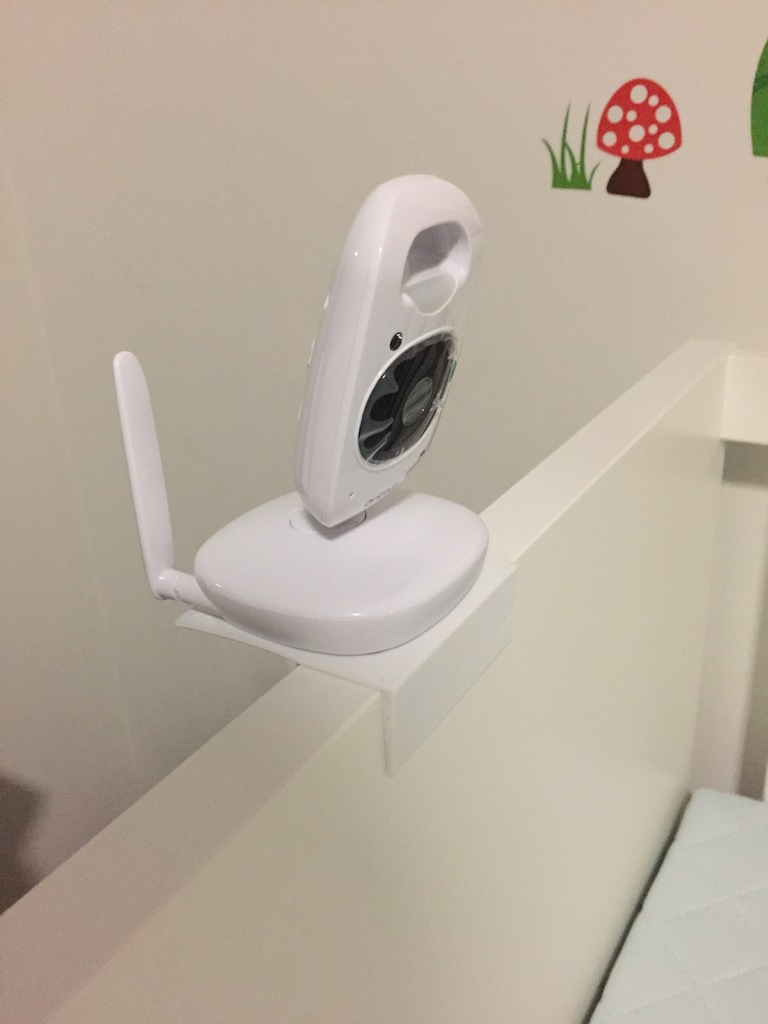 Baby monitor mount (Oricom) for cot frame