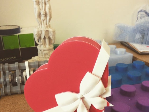 Valentines Day Chocolate Heart Box