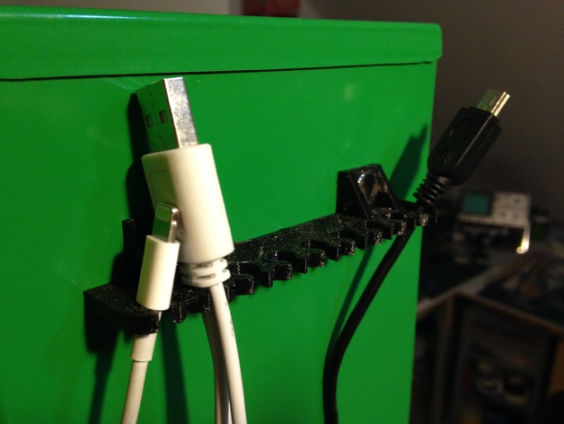 Magnetic USB Cable Hanger