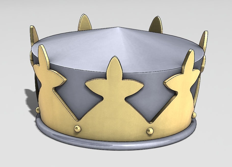 King Arthur S Crown By Openchestdesign Thingiverse