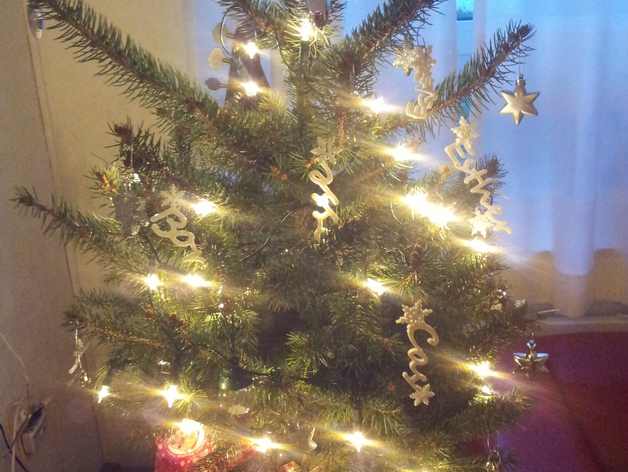 family names christmas tree ornaments