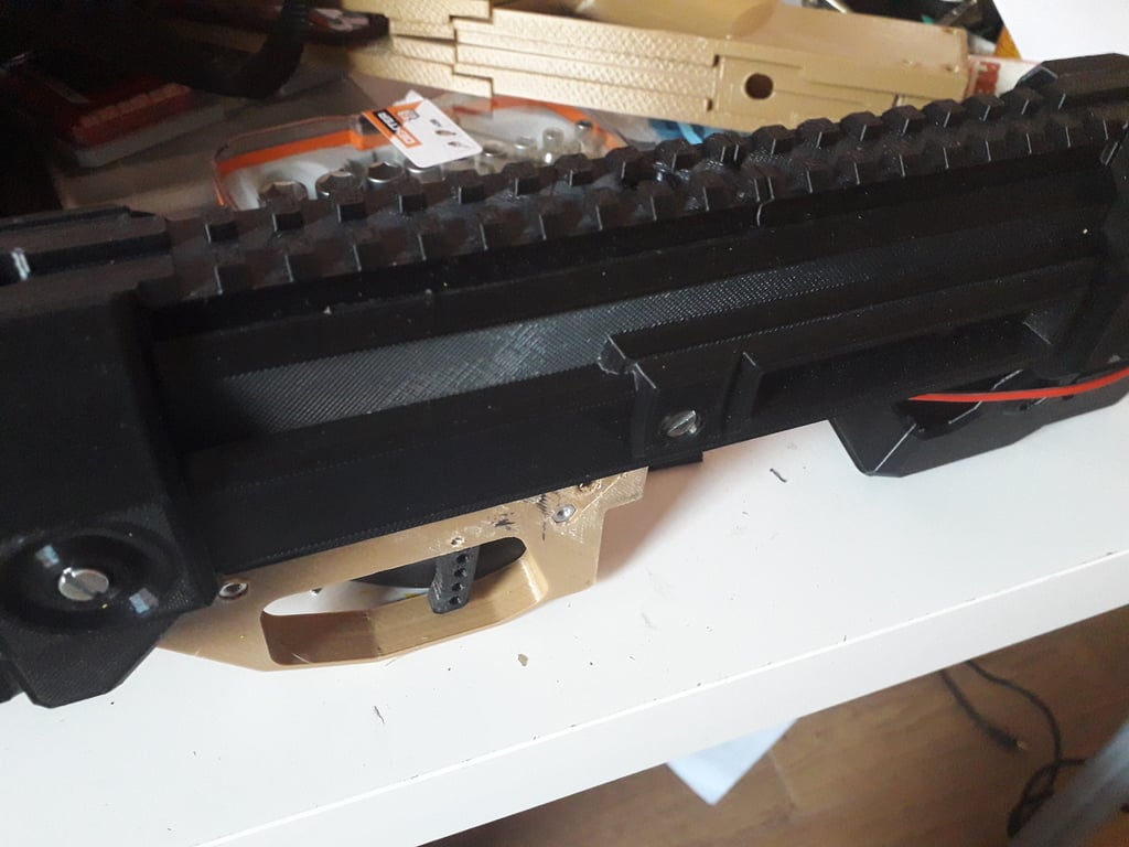 splitted rail for Airsoft electric toy gun 