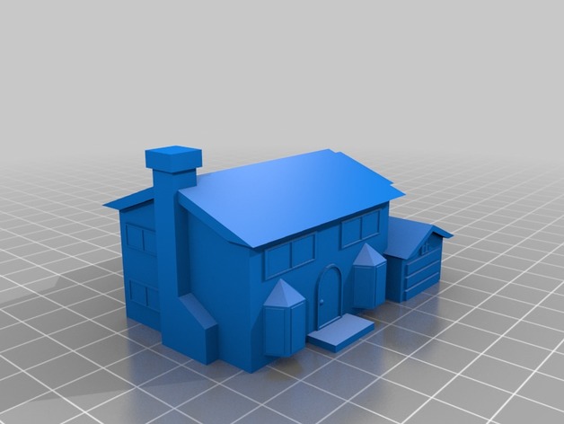 House 6 Feat Simpsons Level 3 With Tinkercad By Eunny