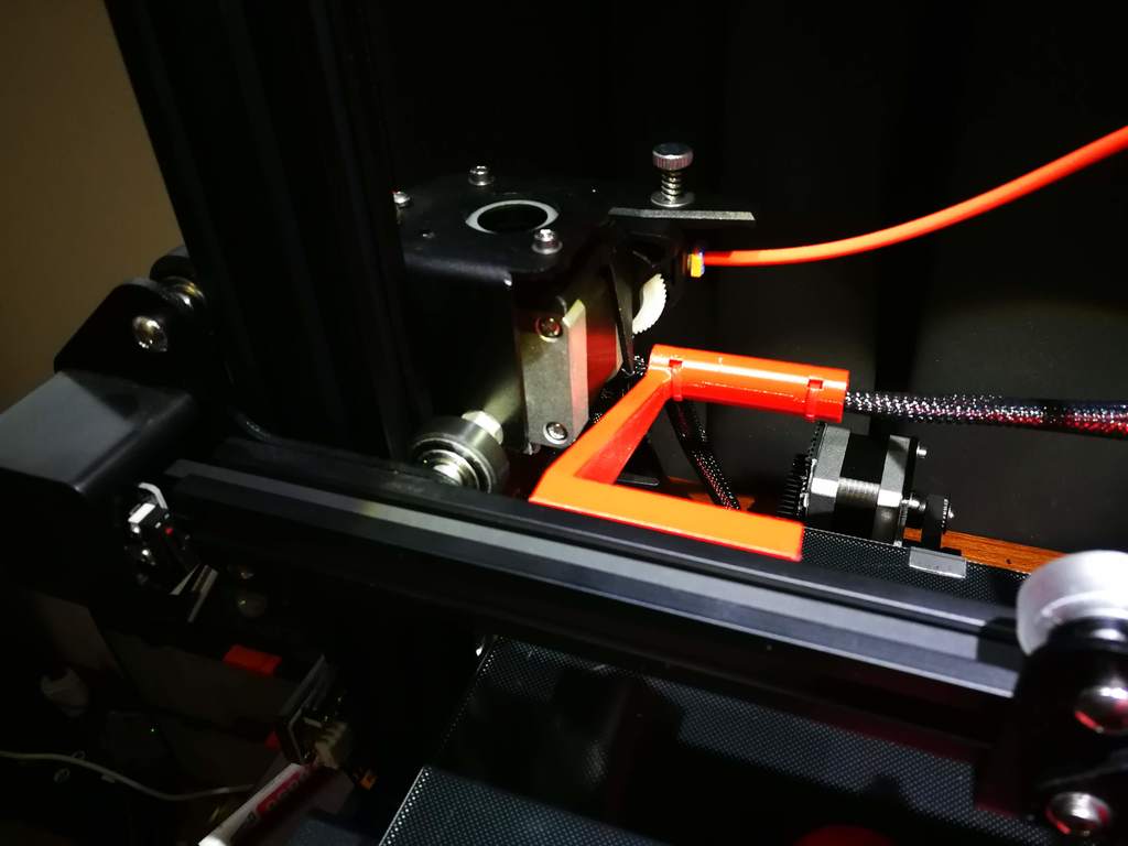 Ender 3 cable guide with Bowden Extruder BMG