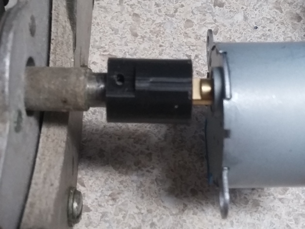 6.5mm to 28BYJ-48 motor shaft coupler