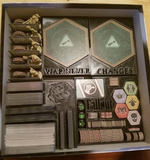 Fallout Board Game Insert