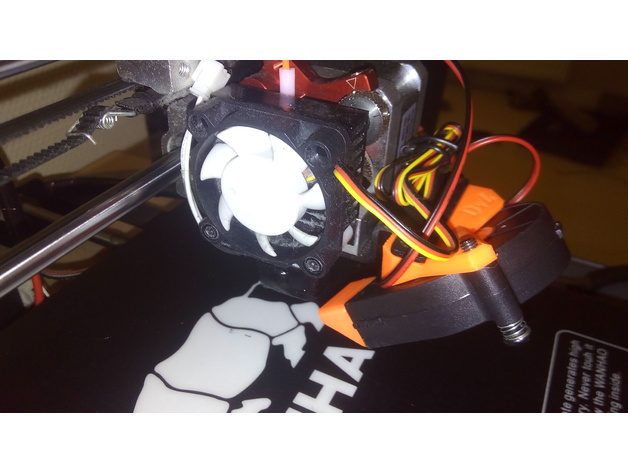 Simple 50mm part cooling fan for wanhao i3/ alike