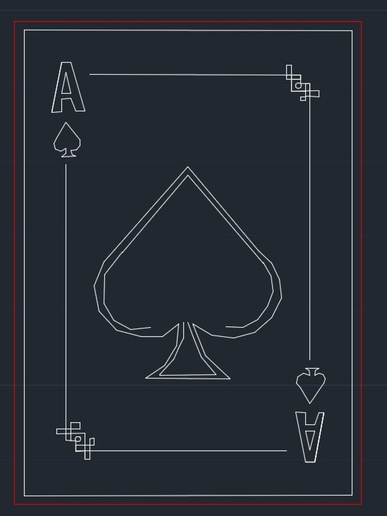 Laser Cut Playing Card Toy