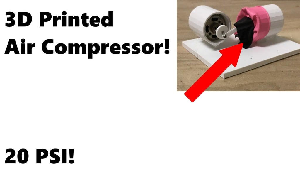 3D Printed Air Compressor