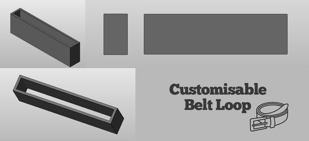 Customisable Belt Loop