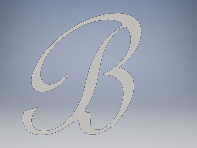 Letter B Key-chain