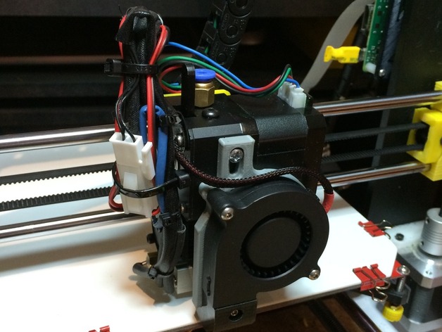 Adapter for Radial FAN  for DYZE Extruder