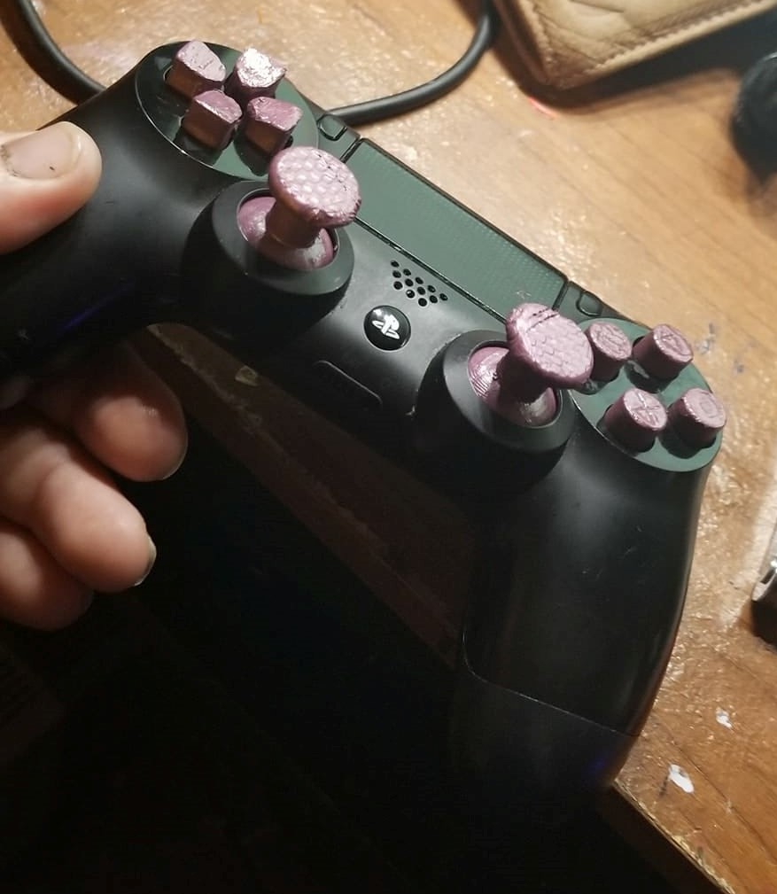Extended Buttons For PS4 Controller